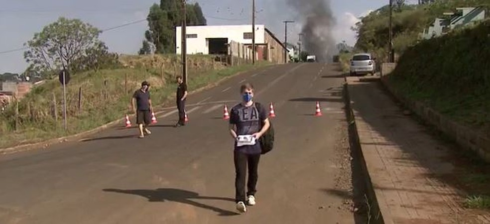 Rômulo estava trabalhando na fábrica no momento do incêndio