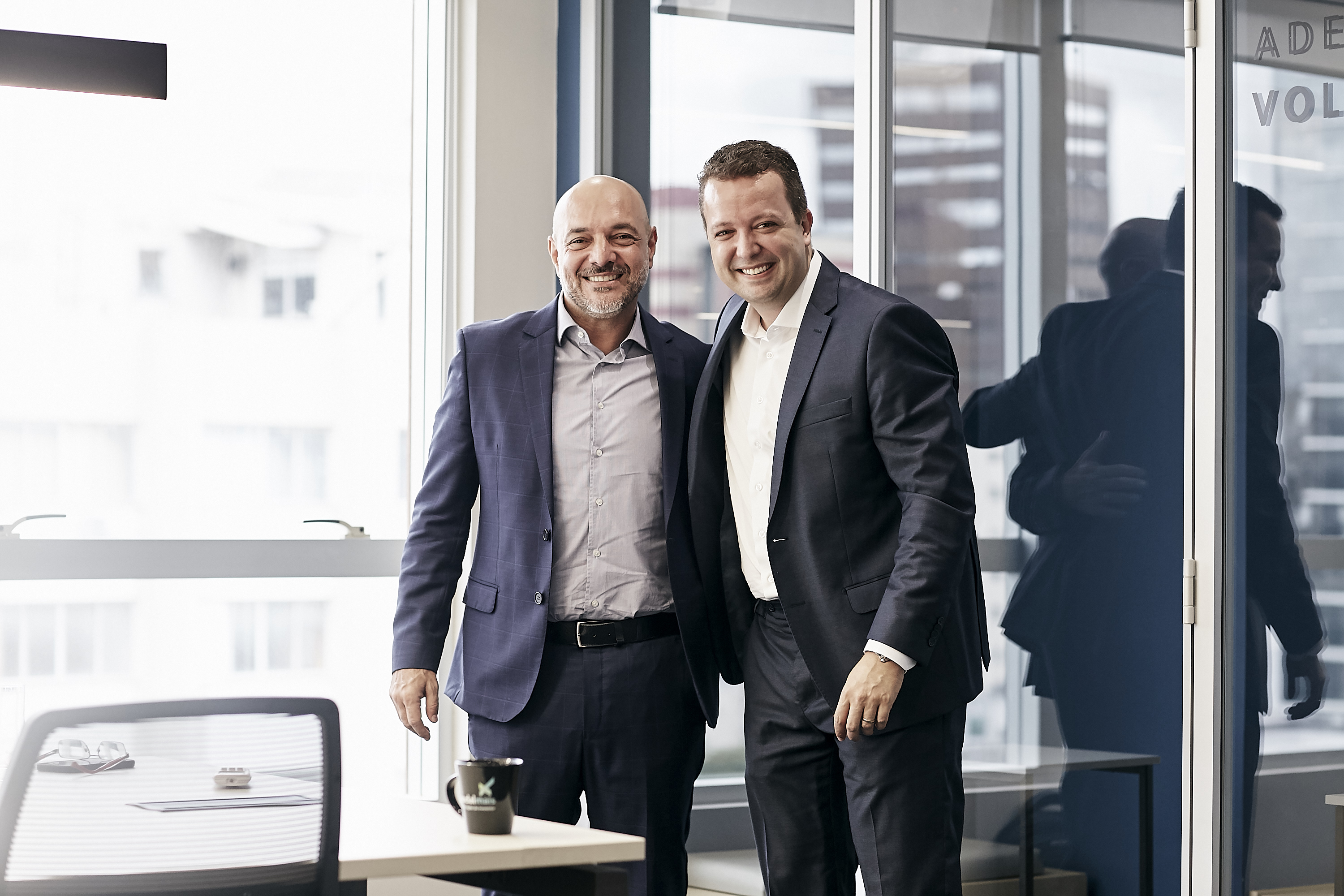 Roberto Luz Antunes e Marcelo Santos Barboza, sócios da Nova Capital nova capital