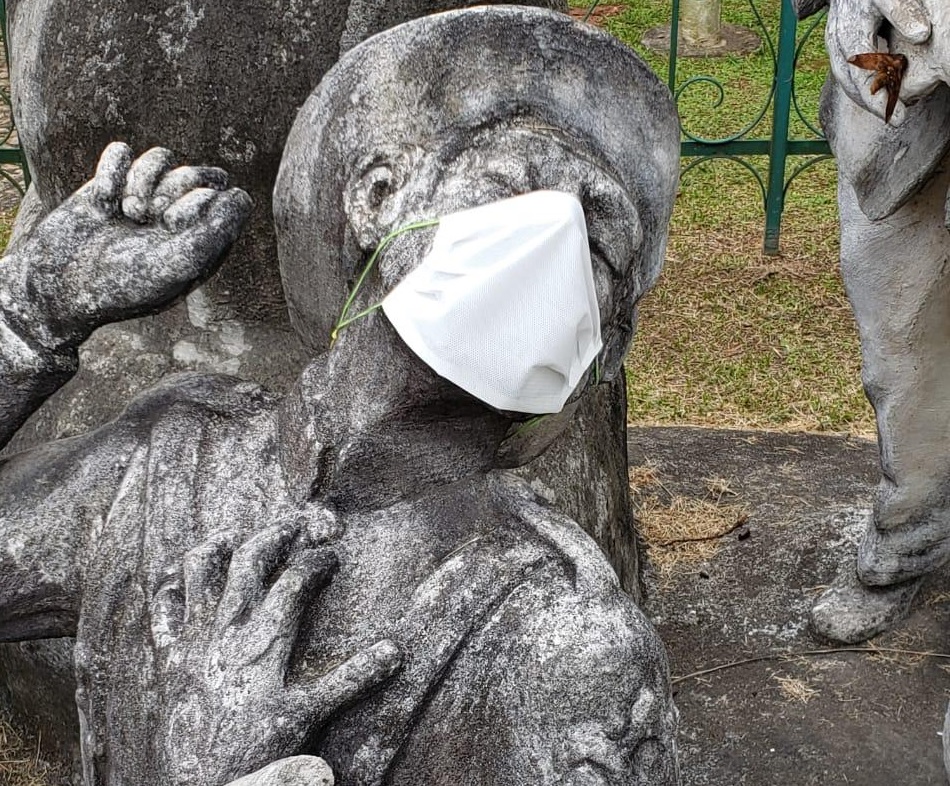 Monumento Voluntários da Pátria, em frente ao Museu da Cerveja Voluntários da pátria