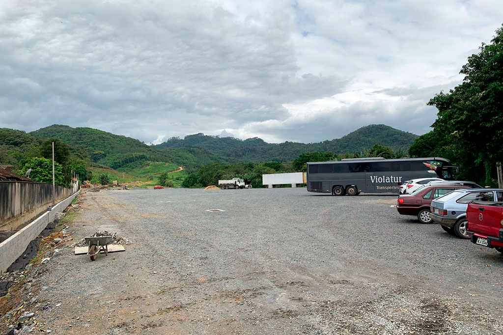Ampliação do estacionamento do zoo Ampliação Zoológico de Pomerode