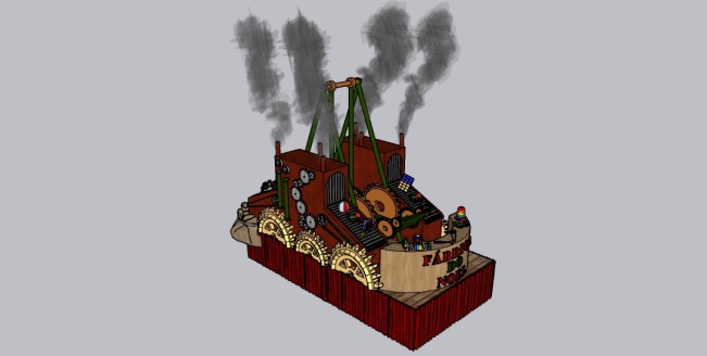 Carro da linha de produção